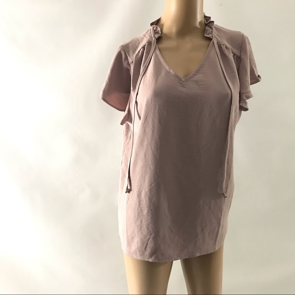 Como Blu Women’s ShortSleeve Top Blouse Size L